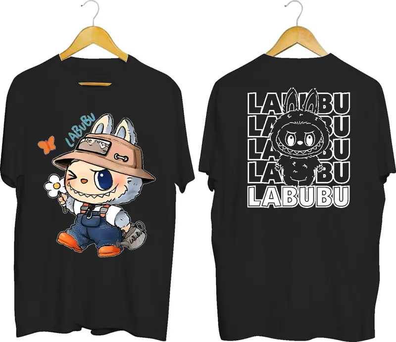 Kaos Atasan oblong cewe Lengan pendek Kaos oblong / Kaos Wanita Sablon Labubu / Kaos Oblong/ Baju Kaos Tshirt/ Tshirt wanita/ Tshirt cewek 7