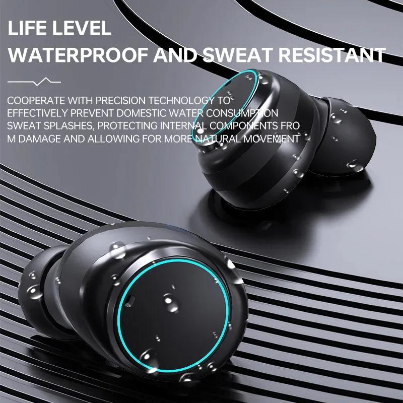 Wireless Bluetooth Headset with Charging Case - LED Digital Display - Sport Stereo Earbuds - In-Ear Headset 4