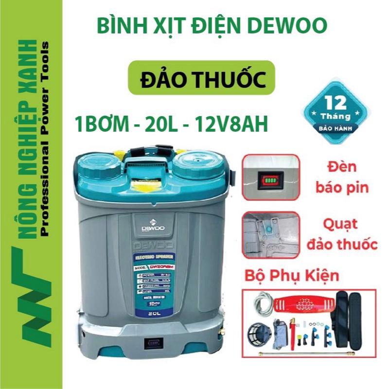 Bình phun thuốc sâu 20l 1 củ bơm dewoo có đảo thuốc tự động