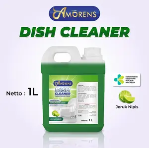Amorens Sabun Cuci Piring 1 Liter / Dish Wash / DISH CLEANER Konsentrat Liquid / Sabun Pembersih Lemak di piring [1 Liter] pembersih serbaguna