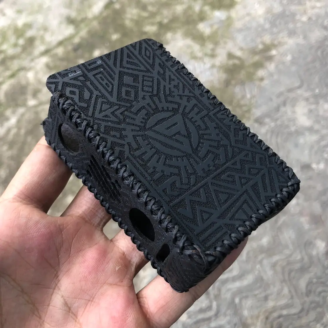 Leather Sleeve Case R234 Motif Aztec
