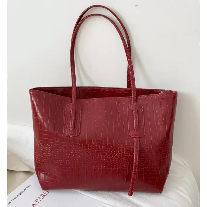 Prisa - TOTE BAG JOANA/ TAS WANITA CROCO/TAS CROCO FASHION WANITA SIMPLE 0