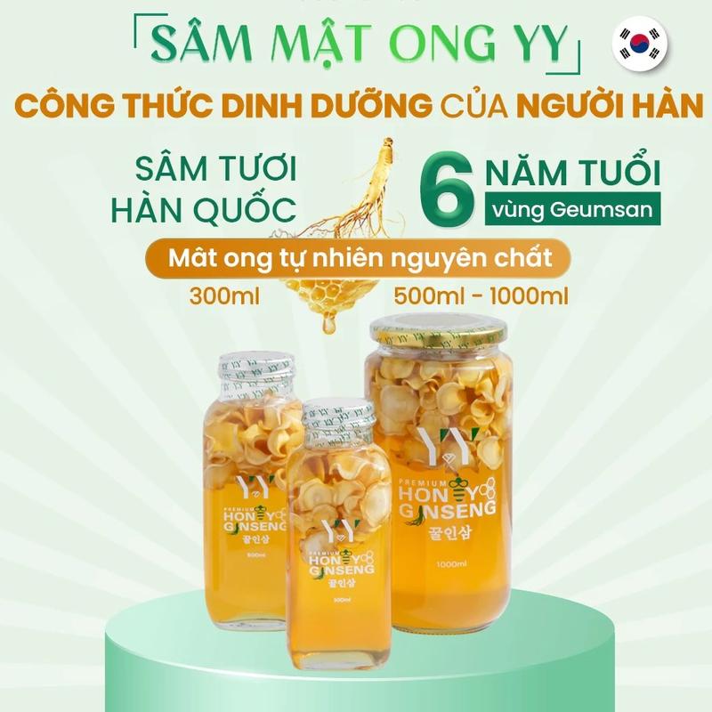Sâm mật ong YY full set 300ml - 500ml - 1000ml