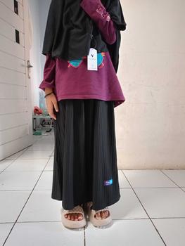 Product Review of MANASIKANA Zola Skirt Rok Anak Perempuan Premium Knitt 3-13 tahun Fashion from S**a S**h 0