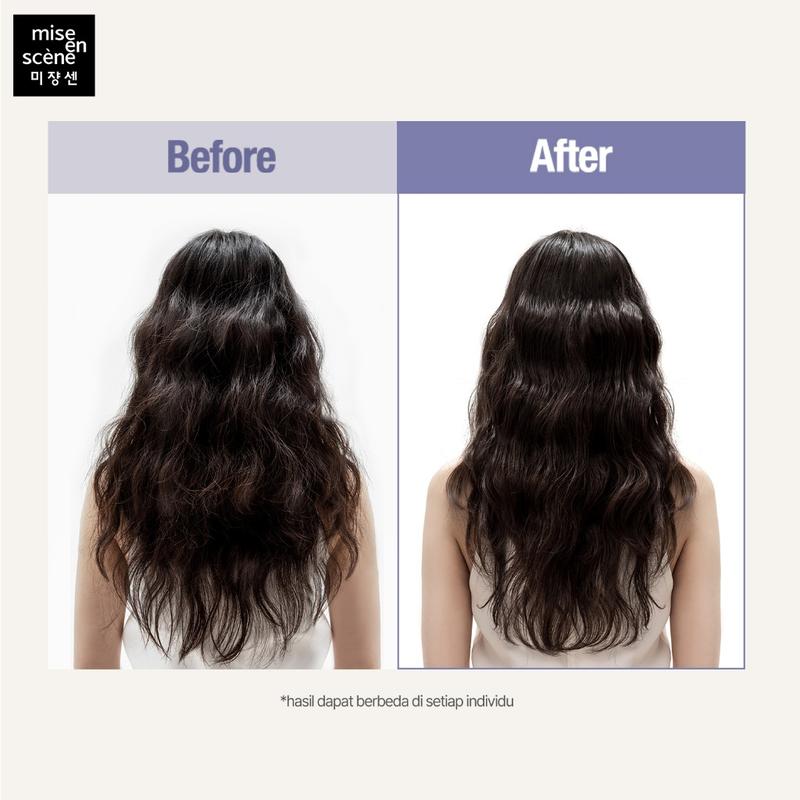 mise en scene Curling Essence 2X Volume Curl 150ml - Krim Rambut dengan Tekstur Ringan Untuk Styling Rambut Ikal Volume Tahan Lama Conditioner Kering 7