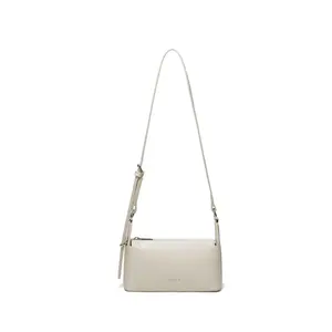 [NEW] GLOSSIA Tas Selempang Wanita Devi Bag Kulit Tali Kombinasi Colors White Elegan dan Stylish