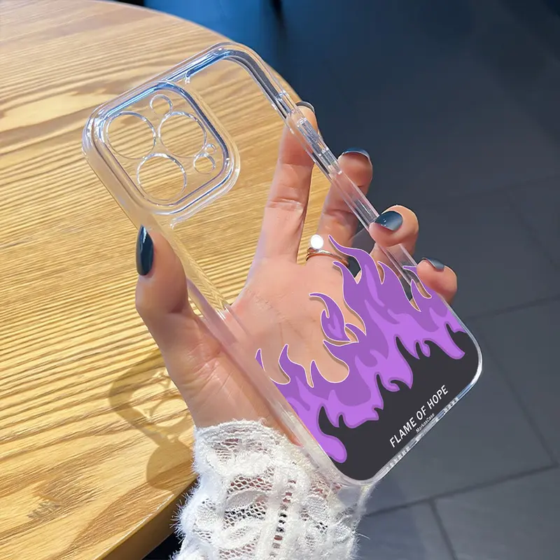 Soft Case Bening Transparan Clear Full Protec Kamera For iP - Opp - Viv - Realm - Redm - Sam - Infin - Tecno Pova #Mark61 Casing Ponsel Cover Protection 1