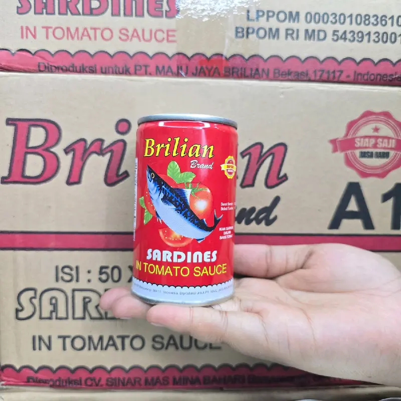 SARDEN BRILIAN UK KECIL 155 GRAM ISI 1 PCS Food Ikan 2