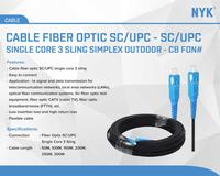 Gambar Kabel Fiber Optic SC-SC Single Mode 3 Sling (Black) NYK - 250M dari Gaming Plus Store Kota Surabaya 4 Tokopedia