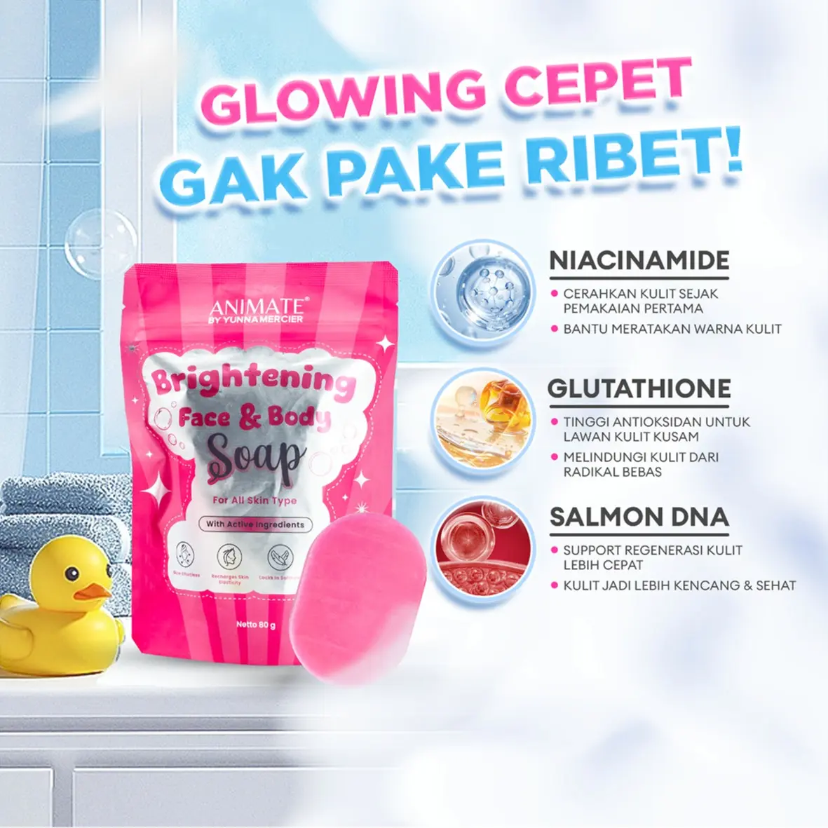 1 Pcs Brightening Soap