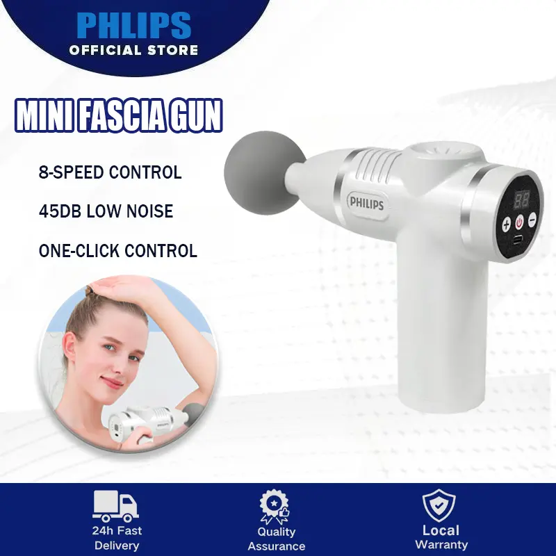 Massage gun vibrating fascia gun muscle relaxation portable massager with adjustable speed Lightweight
