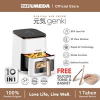 Gambar Umeda Genki Air Fryer Low Watt 650w 4L / Penggorengan Tanpa Minyak dari UMEDA Kota Administrasi Jakarta Utara 1 Tokopedia