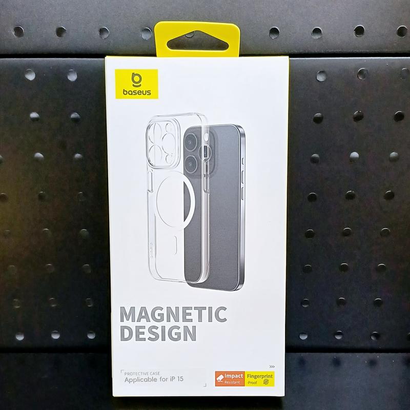 BASEUS Casing Lucent Series Magnetic Phone Case For IP 15,15 Plus,15 Pro,15Pro max 5