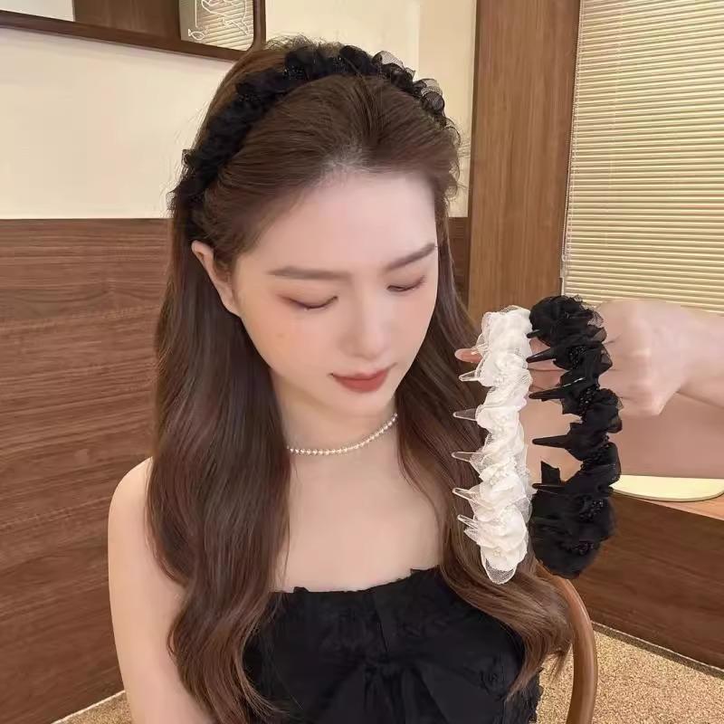 Băng Đô Lưới Thanh Lịch Và Dễ Phối Đồ Thiết Kế Đơn Giản, Chống Trượt Và Có Răng, Thích Hợp Cho Phụ Nữ, Hàng Mới Về Năm 2025