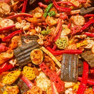 Sebring - Kerupuk Seblak Kering Mix 1 kg Pedas / Original gurih Murah