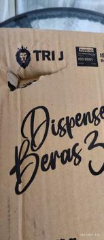 Product Review of Dispenser Beras 10 Liter TRI J - Tempat Wadah Penyimpanan Beras Otomatis Anti Hama Tidak Lembab Free Cangkir Food Grade from ** ** 1