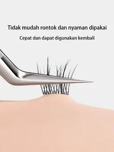 Yomi Bulu Mata Palsu Tanpa Lem Premium Eyelashes Wanita Extension Wispylashes Douyin Bulu Mata Bawah Palsu Natural Penggunaan Harian Wajah