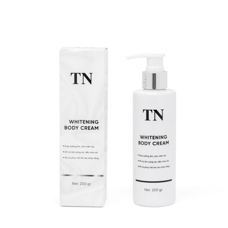 Kem body WHITENING BODY CREAM _TN Hỗ trợ dưỡng da makup body 100g-200g.