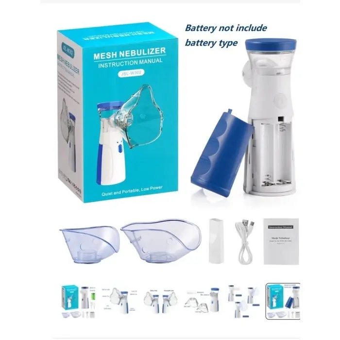 Dr.Spock Mesh Nebulizer Portable / alat Nebulizer Anak N7 Plus Tetes Asli Berat Obat alat pengatur nafas dr isla nebulizer  portable Store 8