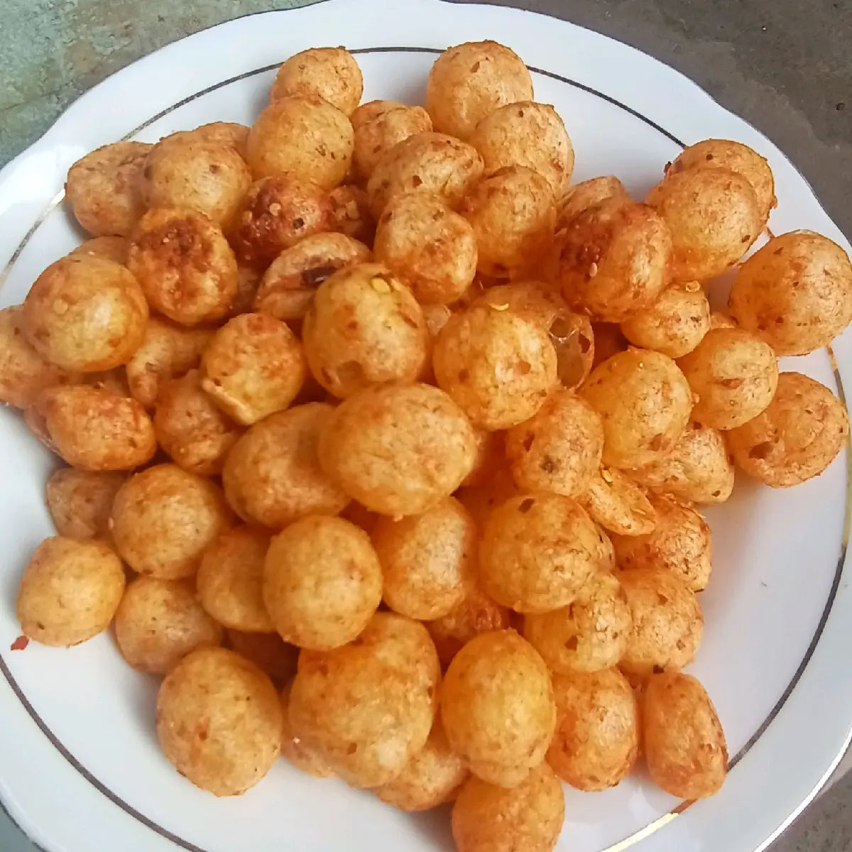 1KG Cimol Kering Ndog Lewo Campur 500gr ORI + 500gr Pedas + 250 gR