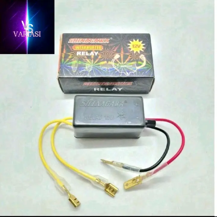 Relay Klakson Putus Putus Motor dan Mobil Stel Cepat Lambat Bunyi nya Universal 12 volt Shinagawa Car Motorcycle Kendaraan