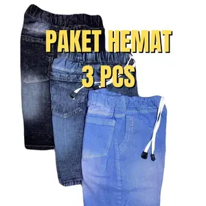 3 PCS Celana Jeans Pendek Anak Laki-laki usia 1th - 12th