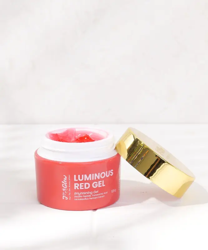 JGLOW - Luminous Red Gel- 12,5 gr Mencerahkan Wajah Acid Hitam Pencerah Muka Kusam Perawatan Pelembab Mengencangkan Berminyak 5