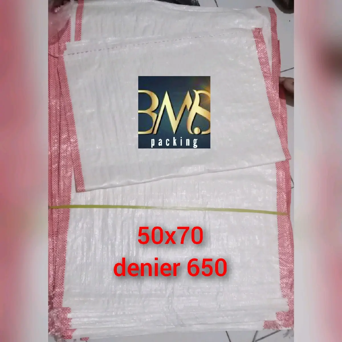 karung plastik baru25 kg ukuran 50x70 (paket 10 lembar)