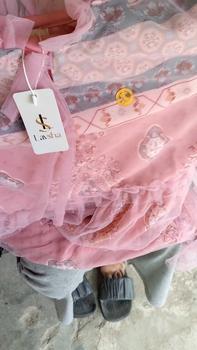 Product Review of Moana Set Hijab Segiempat Gamis Wanita Muslim Mewah Ceruty Babydoll Printing Mix Tille Tutu Cantik from 정**7 2