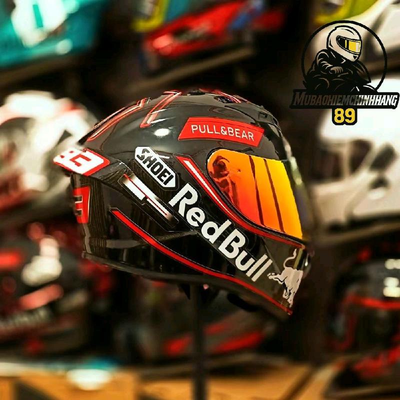  Mũ bảo hiểm Royal M266 Tem redbull full face 2 kính Helmet mubaohiem  diphuot 