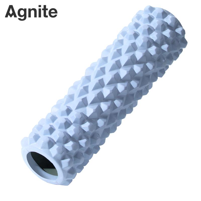 Agnite Diamond Spiky Foam Roller / Alat Yoga Pilates Stretching Pijat / EVA Pilates Roller  ER265X