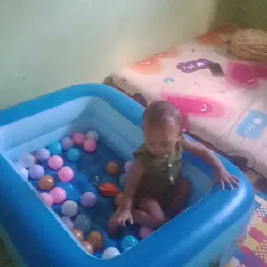 Kolam Renang Anak dan Bayi Jumbo Aquatic ukuran 1.2 Meter - Paket Kolam Mandi Bola Free Lem inflatable swimming