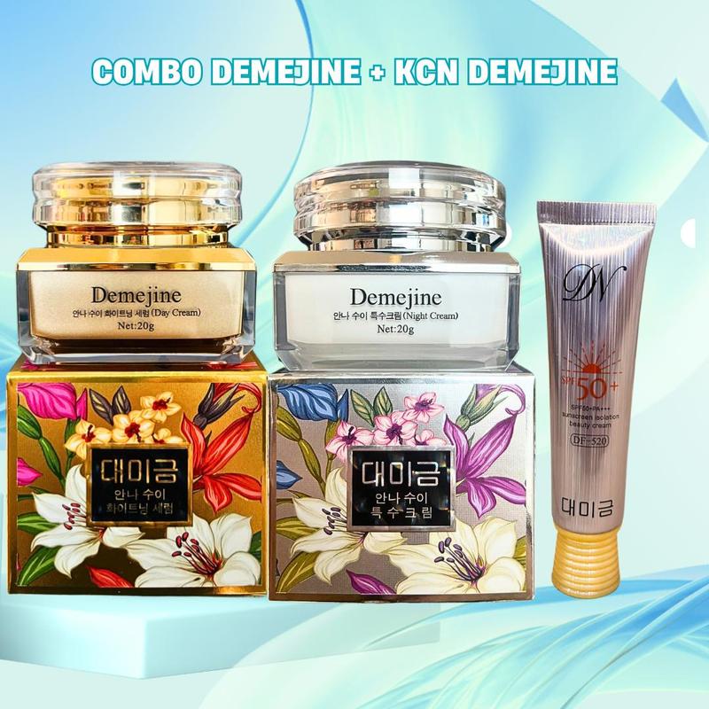 (DEMEJINE) CẶP KEM NGÀY ĐÊM DEMEJINE HỖ TRỢ CÁC KHUYẾT ĐIỂM TRÊN DA  WONMEN SKINCARE