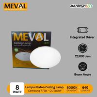Gambar MEVAL Lampu Plafon LED Ceiling Lamp Cahaya Putih 6000K - 8W/15W/20W - Cembung, 8 Watt dari MEVAL ID Kota Tangerang 4 Tokopedia