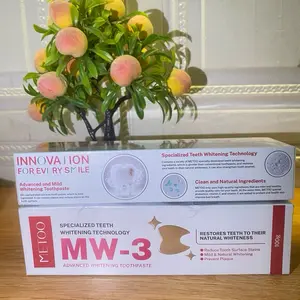 Metoo MW-3 Pasta Gigi Teknologi Pemutih Gigi Spesialisasi 100g - Restore Keputihan Alami & Anti Plak