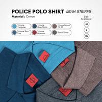 Gambar POLICE Polo Shirt Krah Polos Pria 207200201 - Dark Blue Shiro, M dari RBJ Kota Administrasi Jakarta Utara 1 Tokopedia