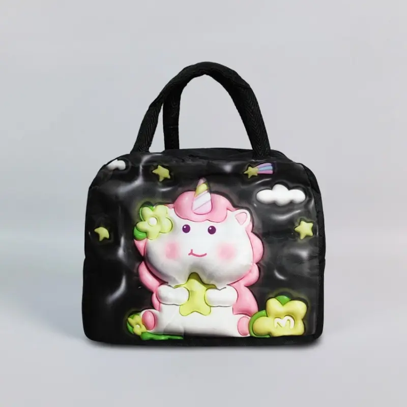 MK518 Tas Bekal Anak / Tas Tempat Pelindung Makan Motif Kartun Portabel / Lunch Bag Anak Sekolah Karakter 3