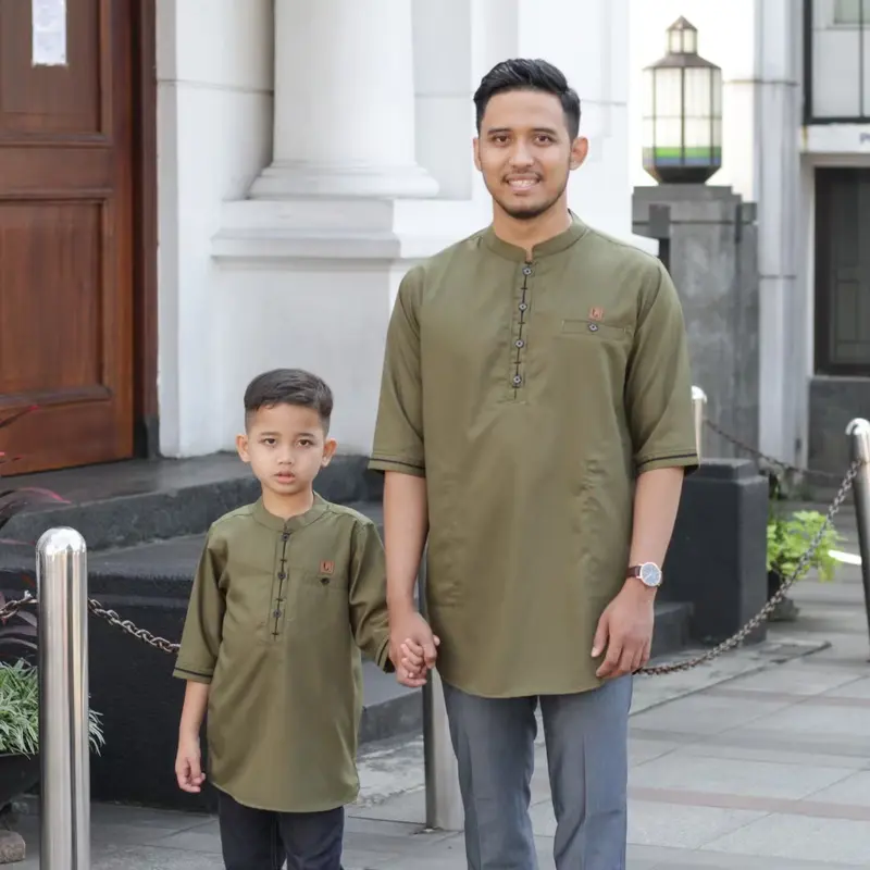 Kurta toyobo original luthfi ayah dan anak harga nya satuan yah bukan harga couple 4