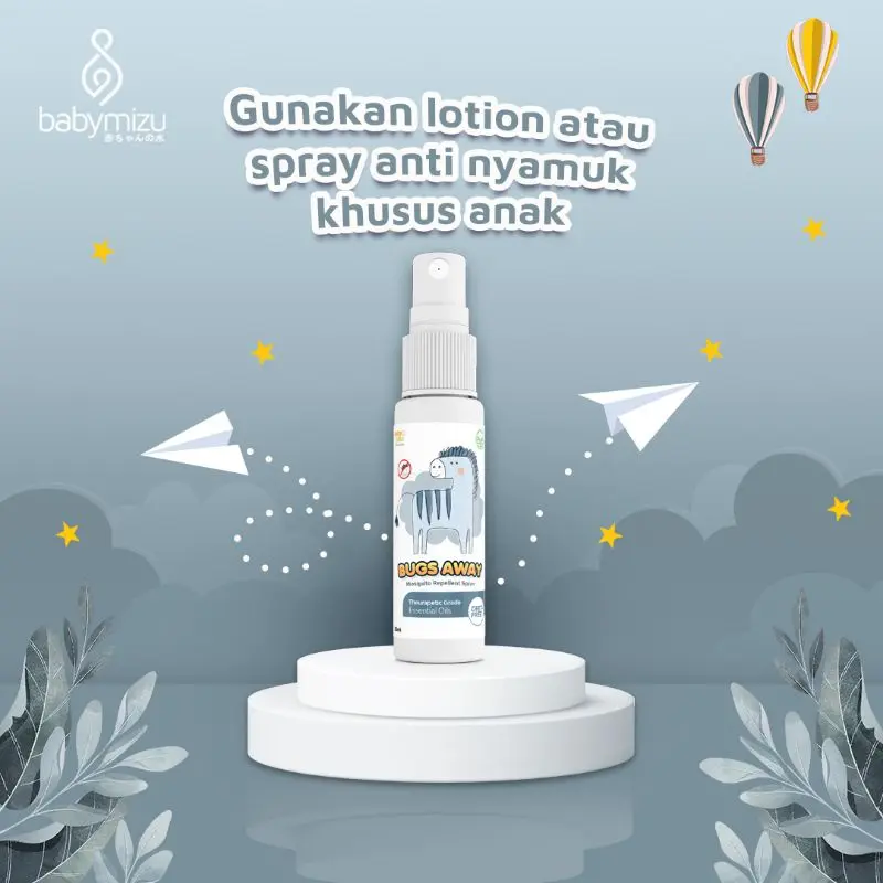 BABYMIZU Bugs Away - Spray Anti Nyamuk Bayi Natural No Alcohol No DEET - Anti Serangga & Deep Sleep Traveling Bayi (30 ml) 5