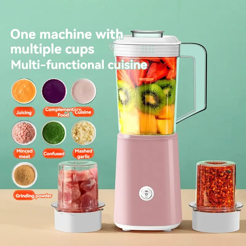 Kitchen multi-function cooking machine soybean milk machine plug-in small wall breaking machine mixer grinder food supplement