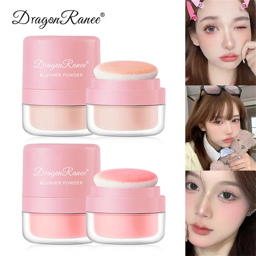 Dragon Ranee Pink Bottle Pat Pink Highlight powder blusher