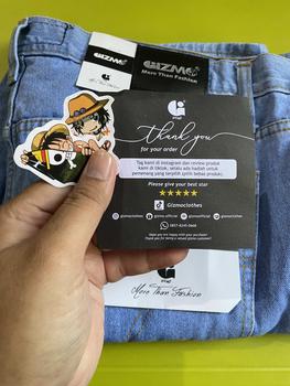 Product Review of Gizmo - Celana Jeans Reguler Bioblitz pria loose fit jumbo big keren Denim Nyaman from m**i 3
