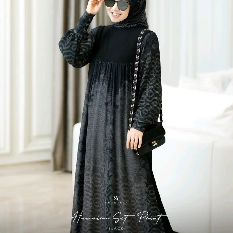 Humaira Set Print (Set Scarf) by shArarea 8
