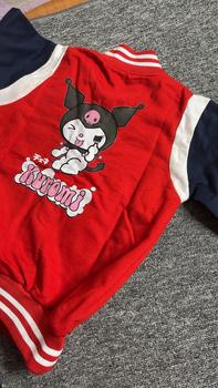 Product Review of Jaket Anak Perempuan KUROMI Varsity Model dengan Kancing Pengencang, Cocok untuk Musim Semua - 2-12 Tahun - Fashion, Pakaian from M**o 1