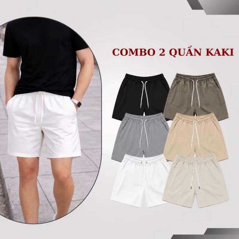 Combo 2 Quần Kaki Nam Thời Trang Đa Màu Sắc Phong Cách Hiện Đại