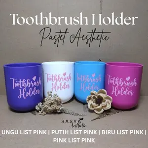 Toothbrush Holder Aesthetic/Mouthwash Glass Tempat sikat gigi&odol/Gelas Kumur 300ml Tebal Food Grade Tremura2