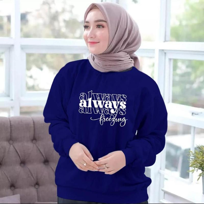 BAJU AL WAYS TERBARU - KAOS DISTRO WANITA KEREN LENGAN PANJANG TERLARIS 8