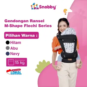SNOBBY Gendongan Ransel M-Shape Flechi 2 in 1 Series SBG7041