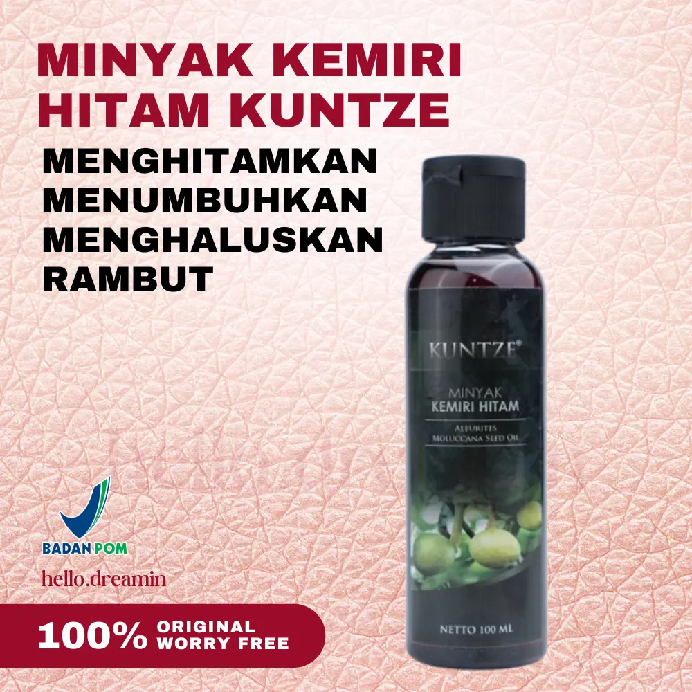 MINYAK KEMIRI HITAM KUNTZE ORIGINAL BPOM 100ML