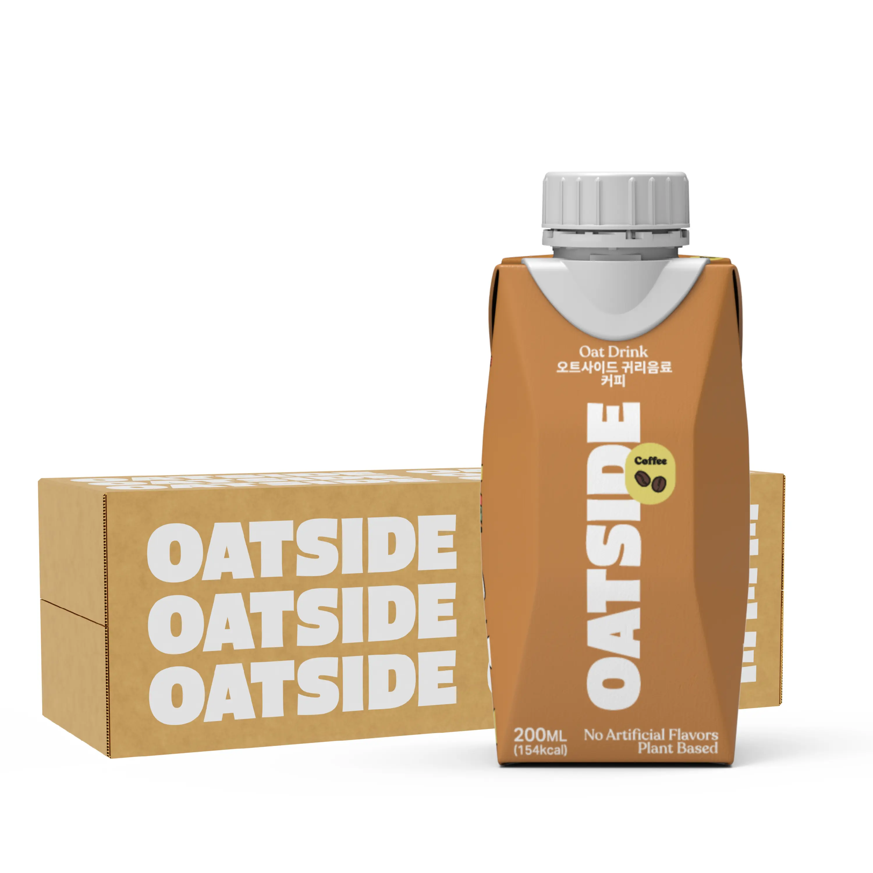 OATSIDE Coffee Oat Milk Latte 200ml x 24 - Dairy Free, Creamy, Lactose Free (Exp: Sep 2025)